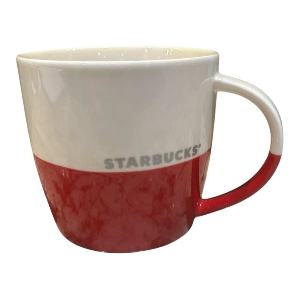 Starbucks Red and White Mug 2011